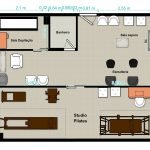 Layout ou planta baixa para montar um studio de pilates
